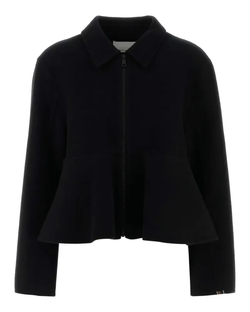 extreme cashmere flannel jacket - Schwarz Schwarz