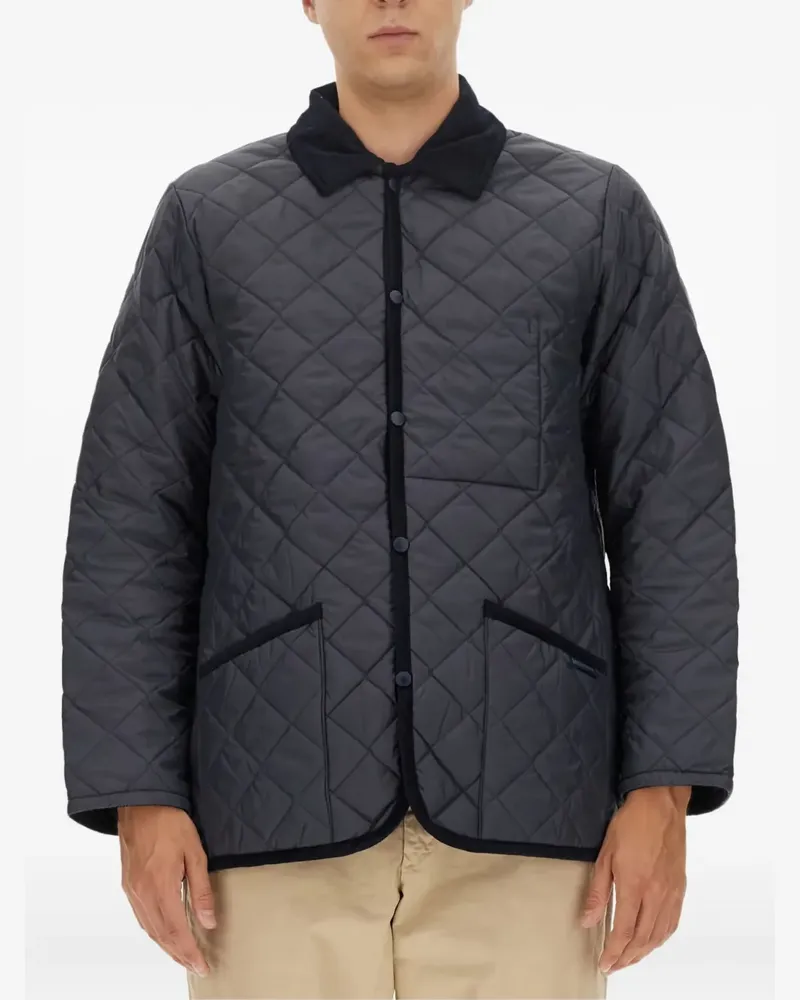 Lavenham Quilted collared jacket - Blau Blau