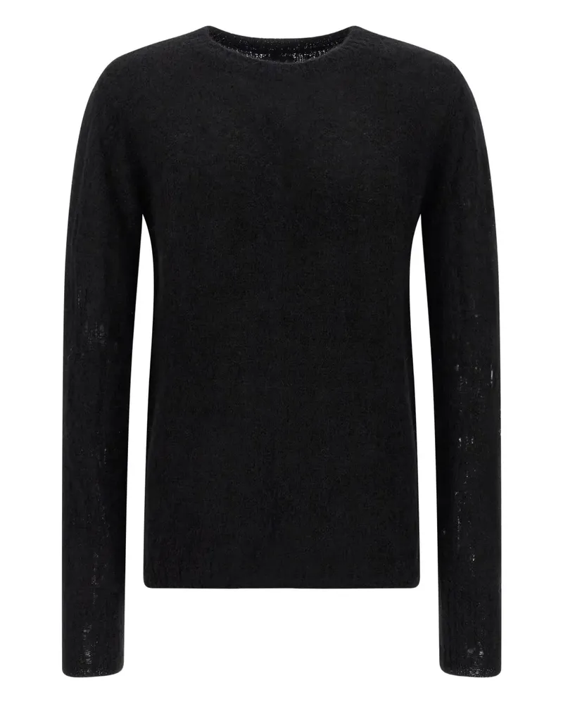 THOM KROM Pullover mit rundem Ausschnitt - Schwarz Schwarz