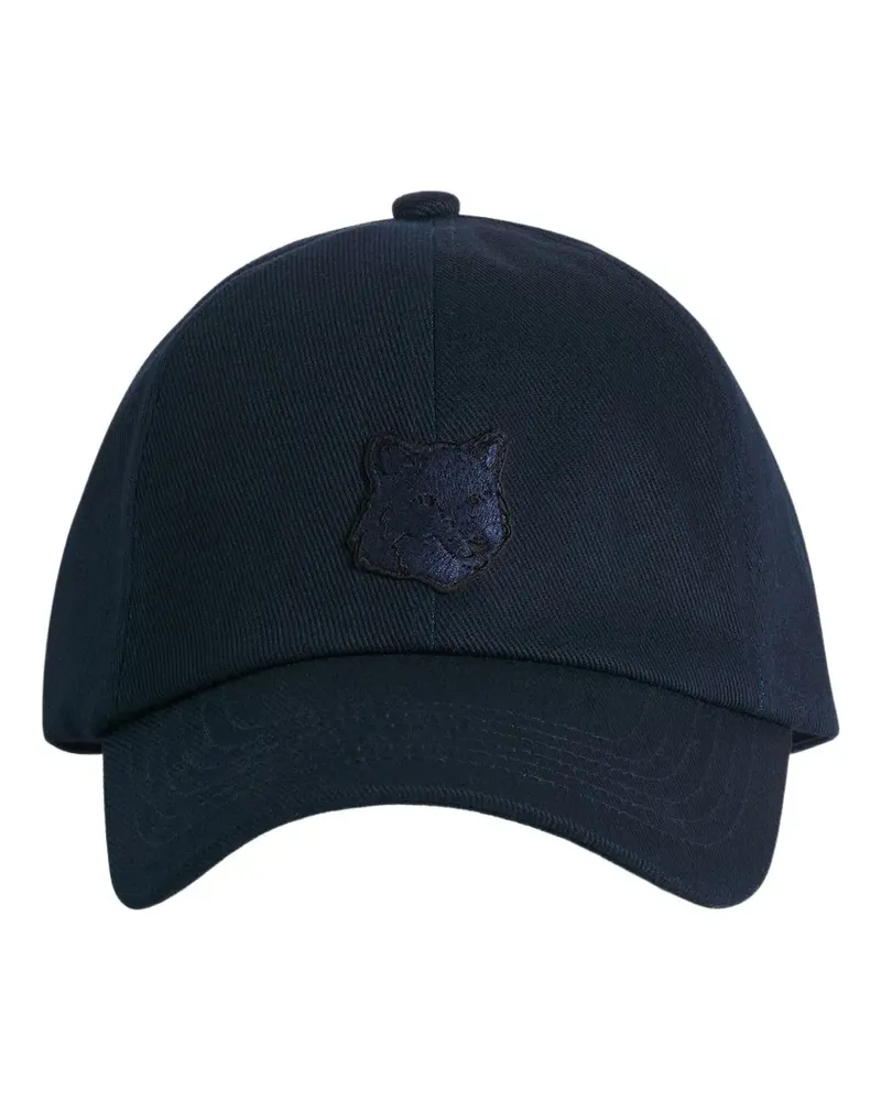 Kitsuné Baseballkappe mit Fuchs-Motiv - Blau Blau