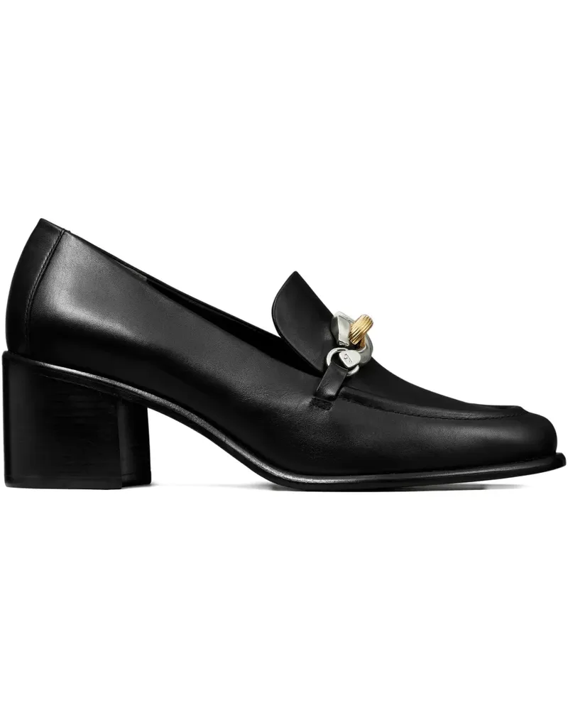 Tory Burch Loafer mit Kettendetail 55mm - Schwarz Schwarz