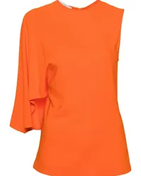 Stella McCartney Asymmetrisches Oberteil mit Cape Orange