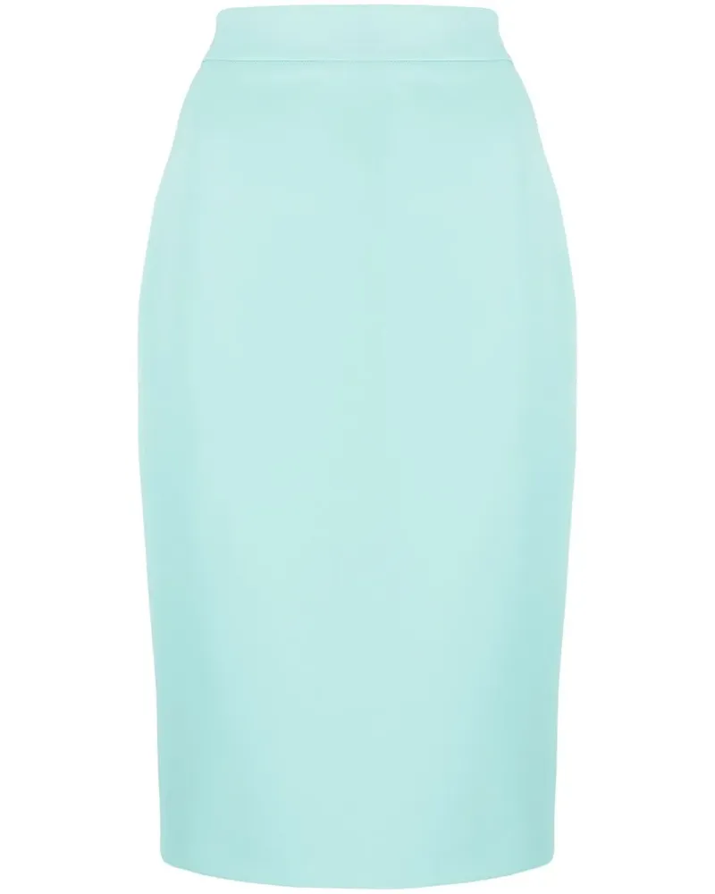 Pinko Bleistiftrock mit hohem Bund - Grün Grün