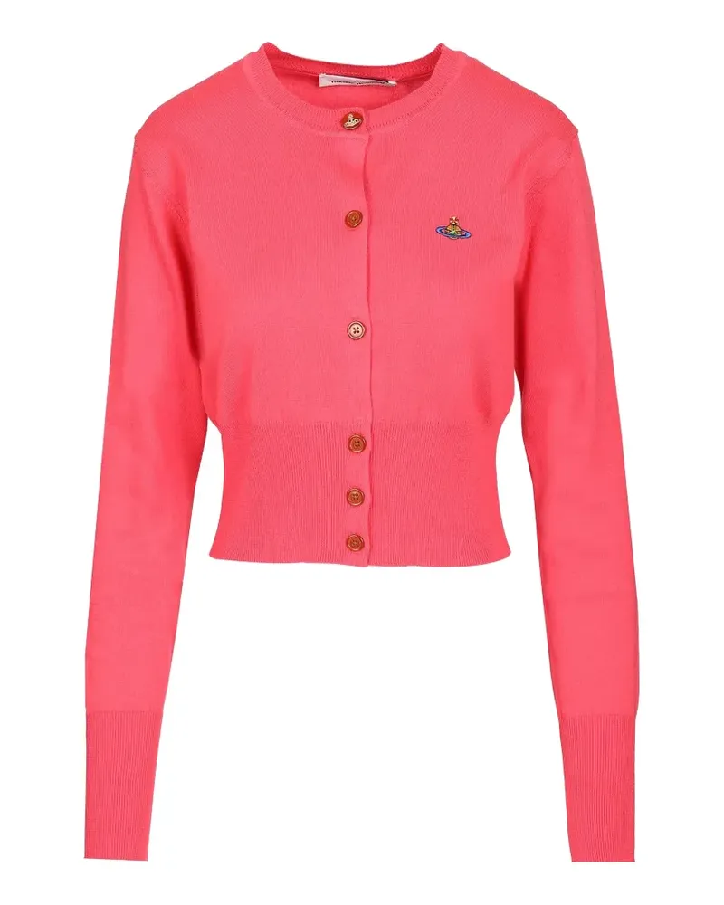 Vivienne Westwood Bea Cropped-Cardigan - Rosa Rosa