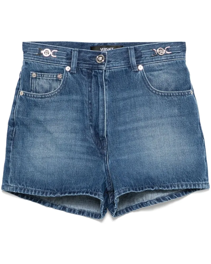 Versace Klassische Jeans-Shorts - Blau Blau