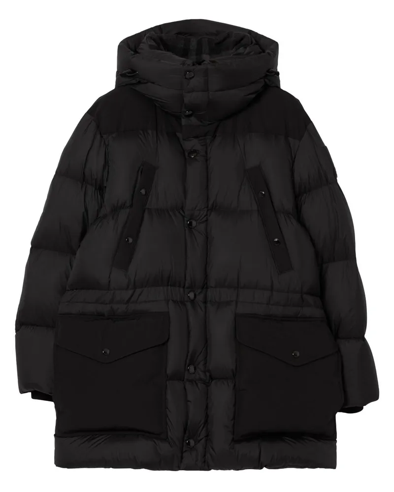 Burberry Gesteppter Mantel mit Taschen - Schwarz Schwarz
