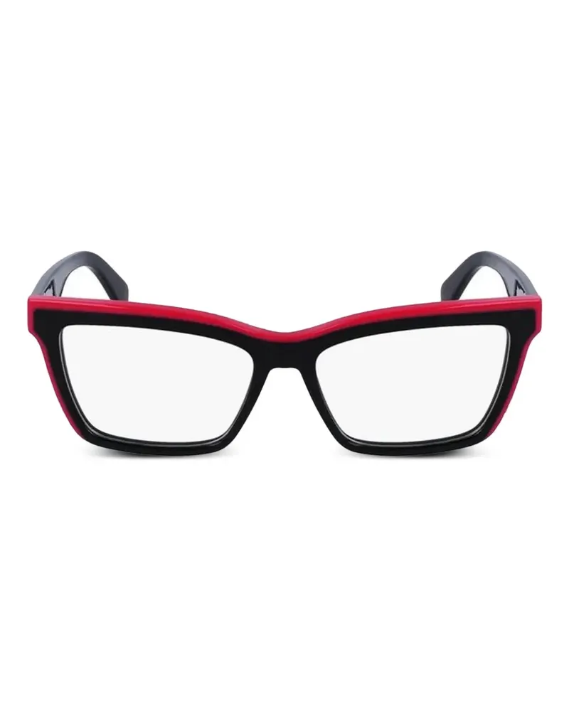 Liu Jo Brille mit Kontrastrand - Schwarz Schwarz