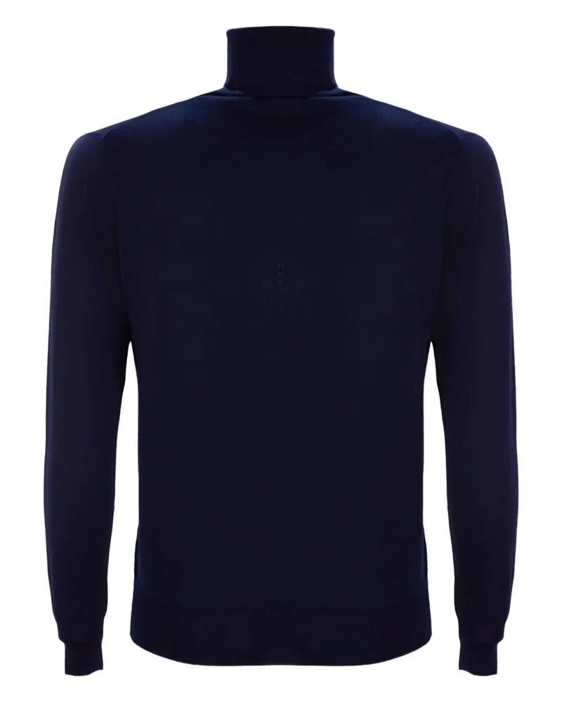 Cruciani Pullover mit Stehkragen - Blau Blau