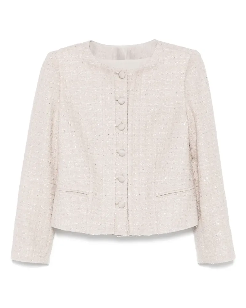 Emporio Armani Jacke aus Tweed - Nude Nude