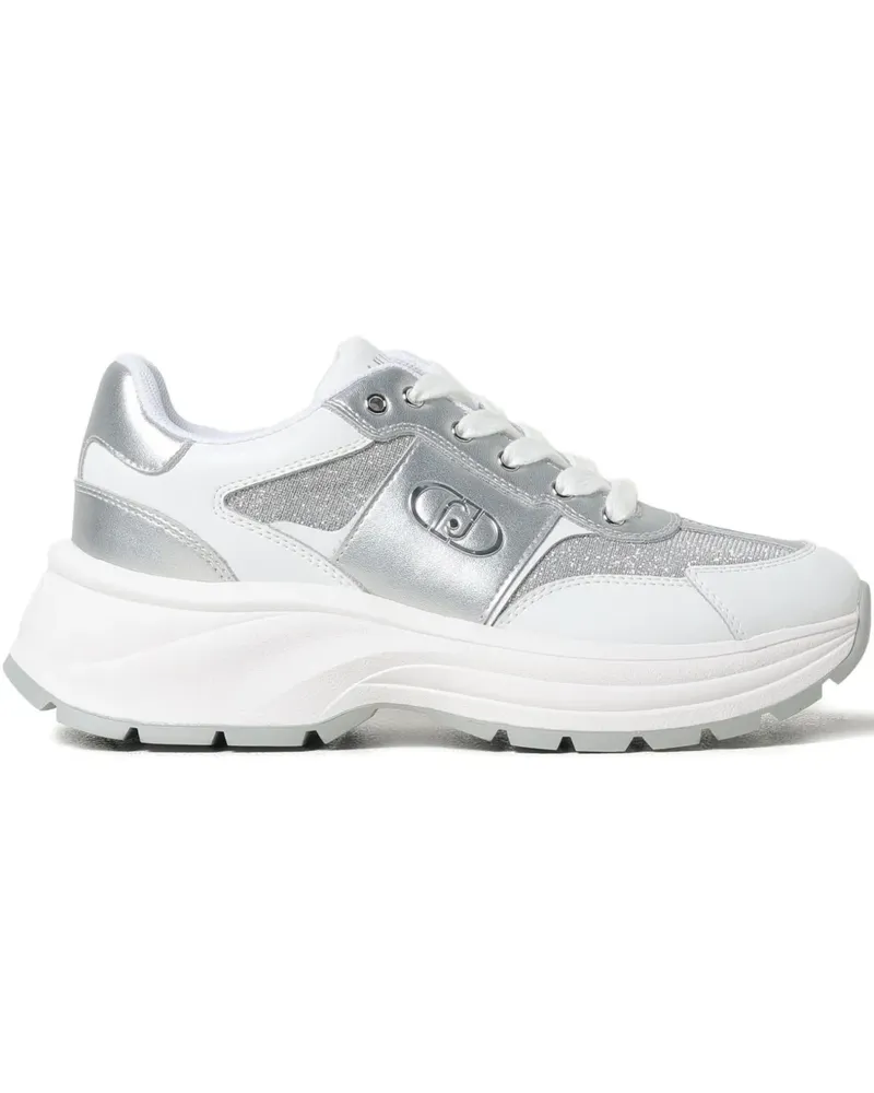 Liu Jo Sneakers im Glitter-Look - Weiß Weiß