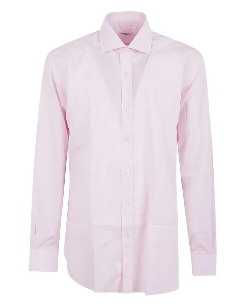 BARBA Gestreiftes Hemd - Rosa Rosa