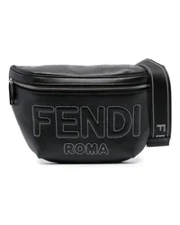 Fendi Gürteltasche mit Logo-Prägung Schwarz