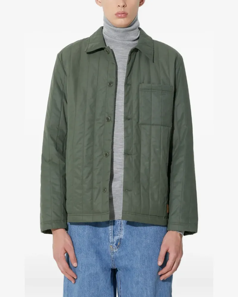 A.P.C. Jacke mit gesteppten Einsätzen - Grün Grün