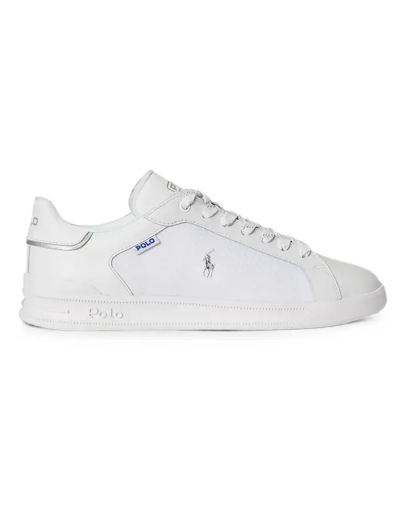 Ralph Lauren logo-embroidered lace-up sneakers - Weiß Weiß
