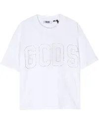 GCDS Bling T-Shirt Weiß