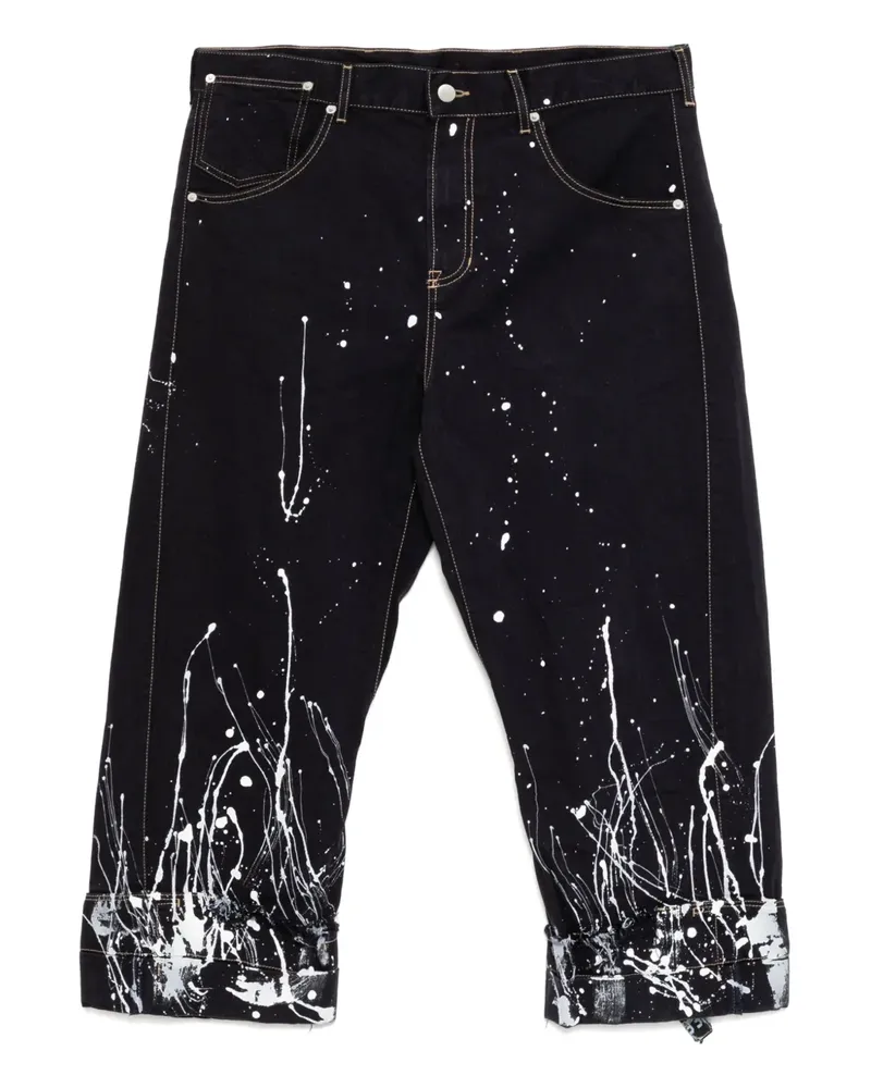 Marina Yee Jeans mit weitem Bein - Blau Blau