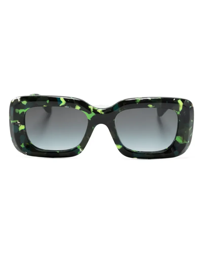 Chloé Gayia Sonnenbrille mit eckigem Gestell - Grün Grün