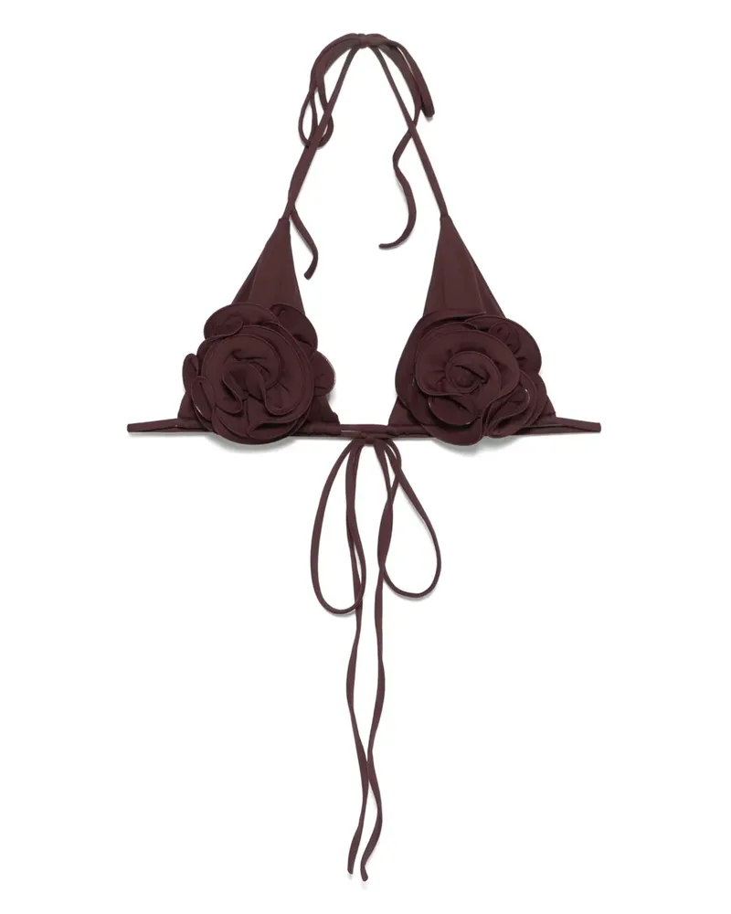 Magda Butrym Floral Bikinioberteil - Braun Braun
