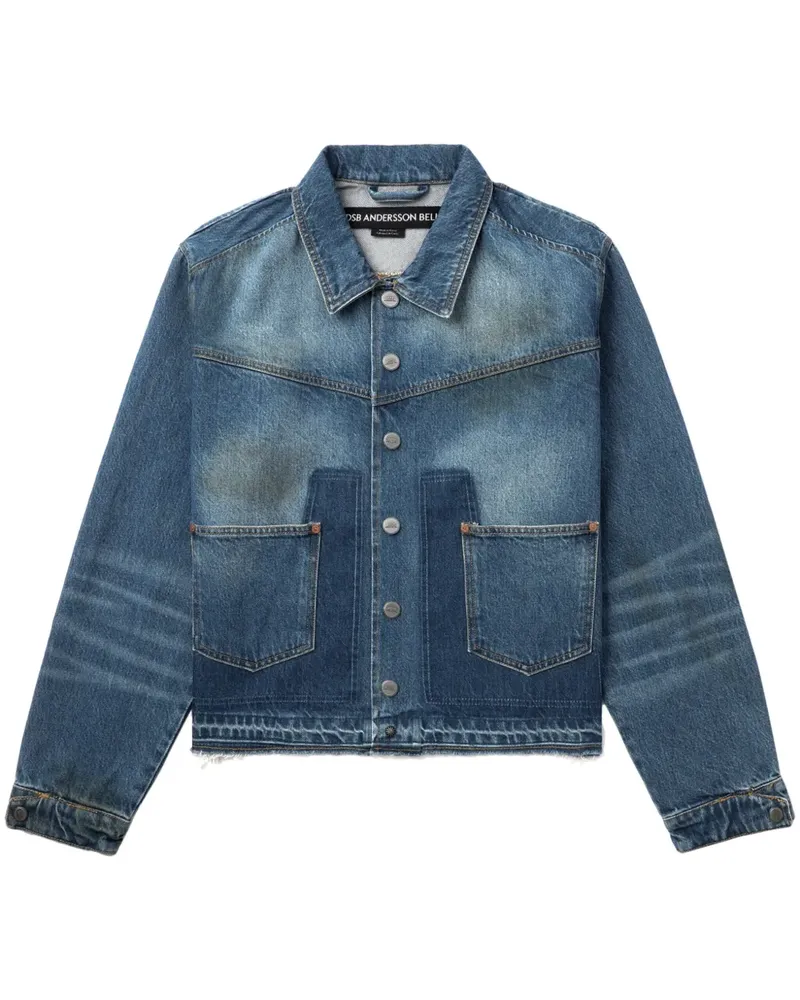 Andersson Bell Hemdjacke aus Denim - Blau Blau