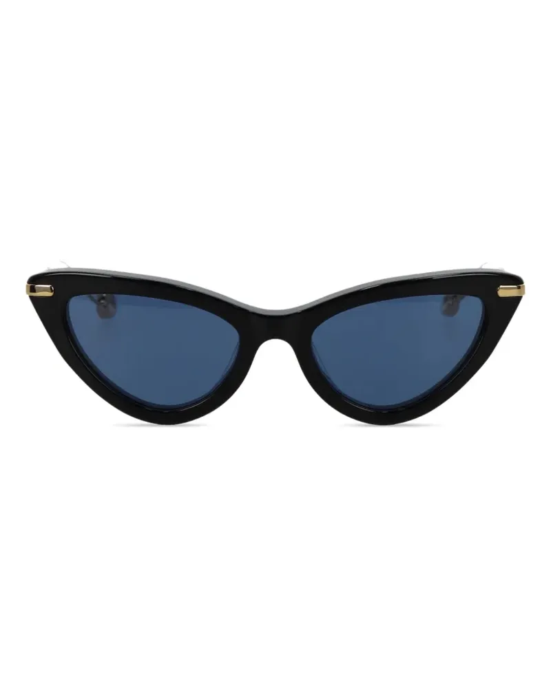 Joseph Sonnenbrille mit Cat-Eye-Gestell - Schwarz Schwarz