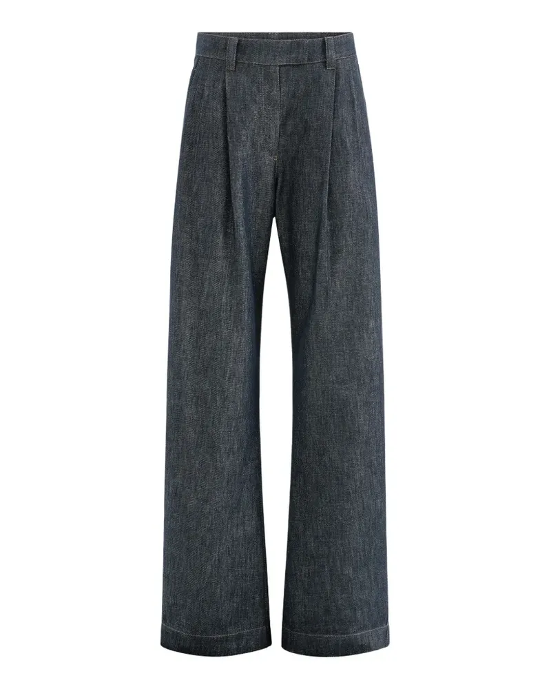 Brunello Cucinelli Lockere Jeans mit Monili-Detail - Blau Blau