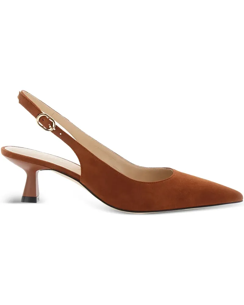 Stuart Weitzman Slingback-Pumps 50mm - Braun Braun