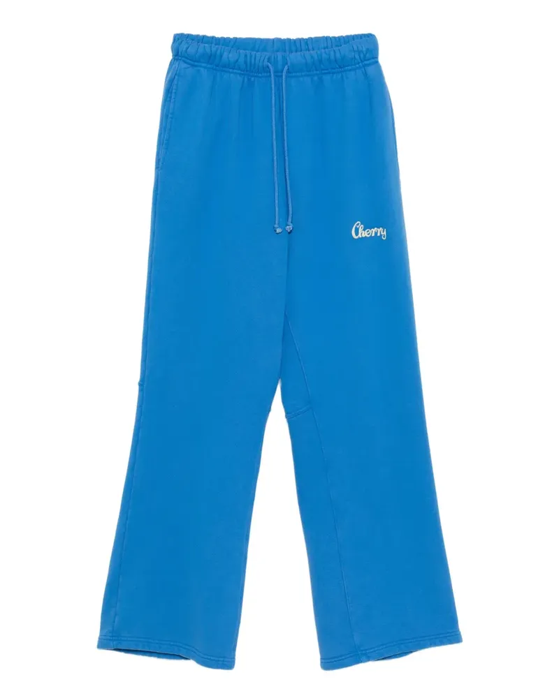 CHERRY LA Jogginghose mit Logo-Print - Blau Blau