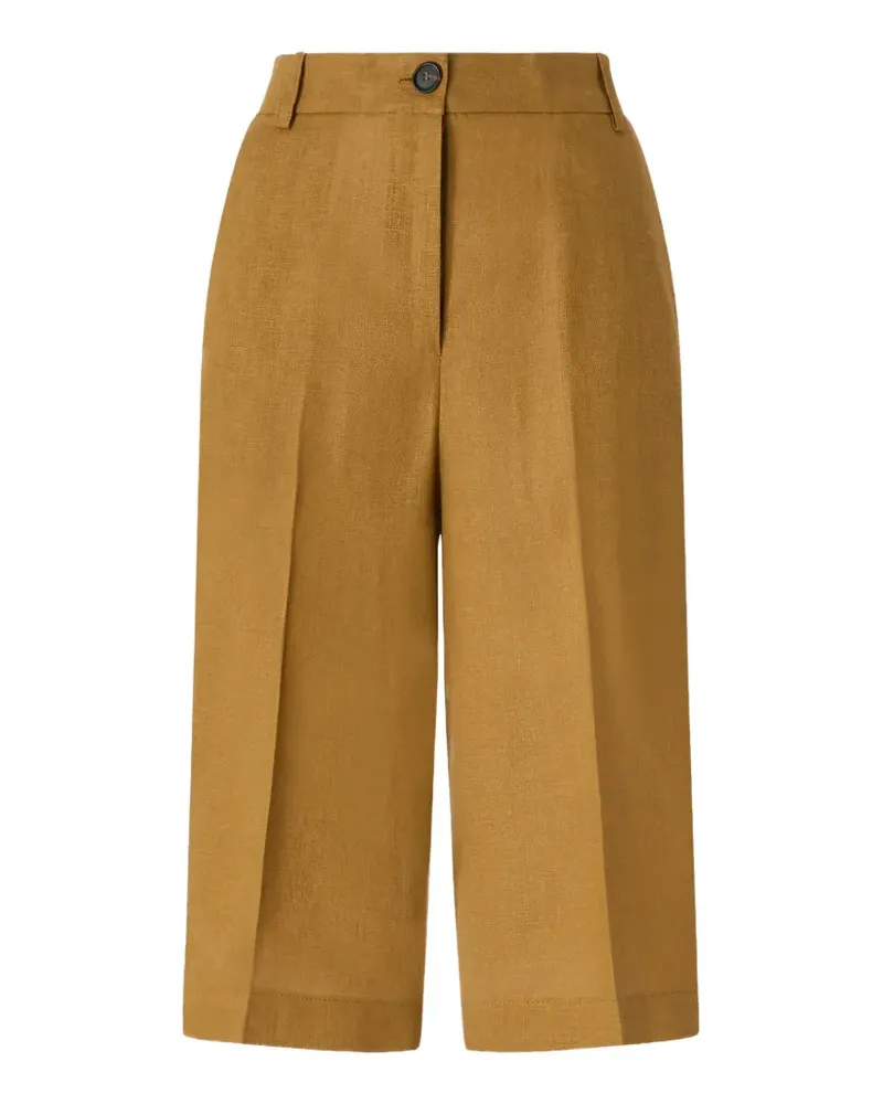 Pinko button linen shorts - Braun Braun