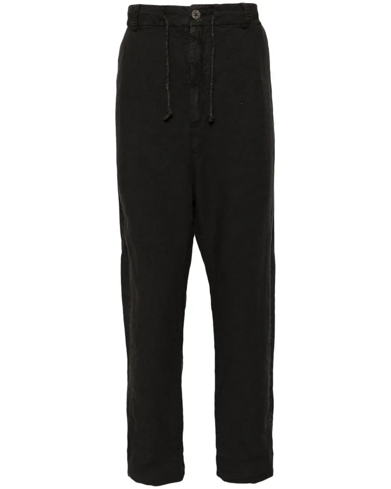 Poème Bohèmien Gerade Leinenhose - Grau Grau