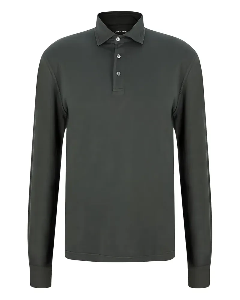 Fedeli Poloshirt aus Bio-Baumwolle - Grau Grau