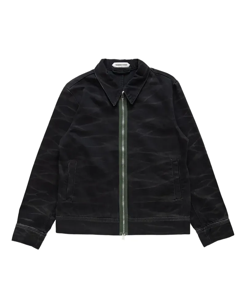 Namacheko Jacke mit Zebra-Print - Schwarz Schwarz