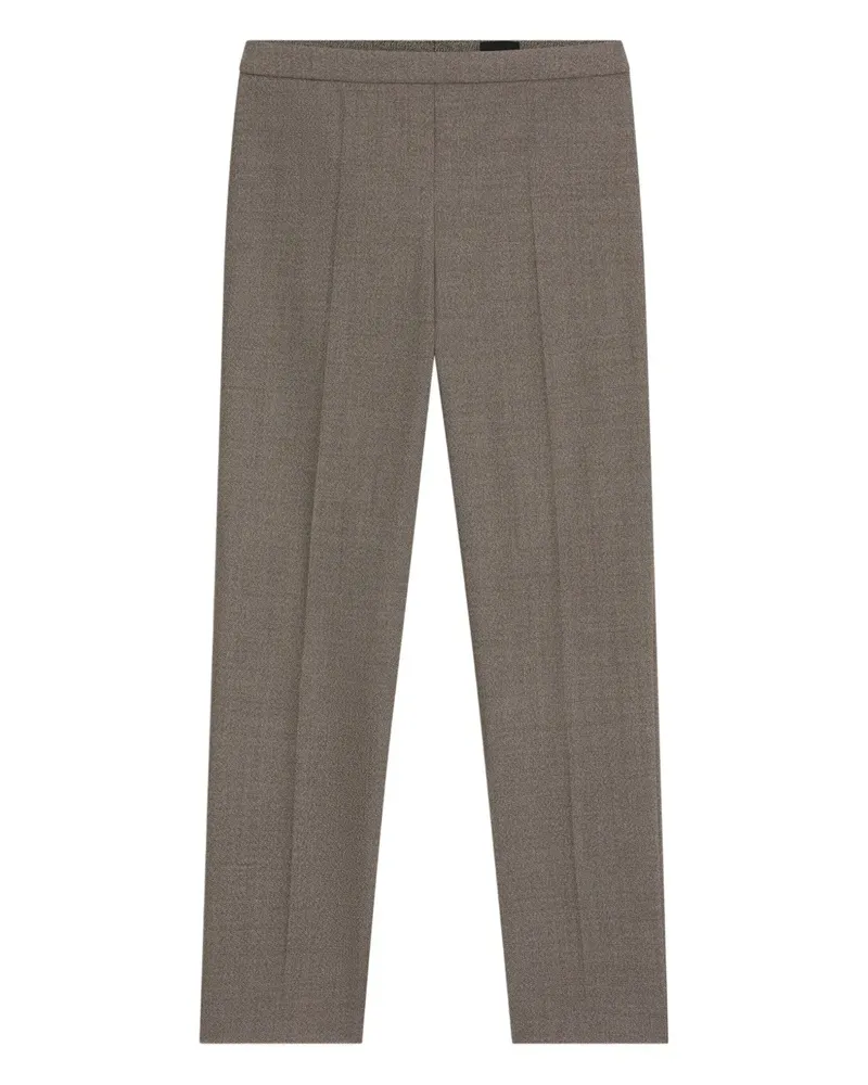 HUGO BOSS Strukturierte Straight-Leg-Hose - Nude Nude