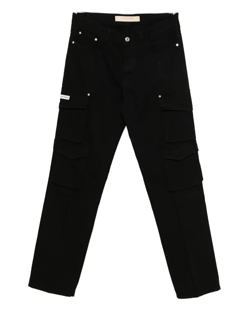 Yes London cargo-pocket jeans - Schwarz Schwarz