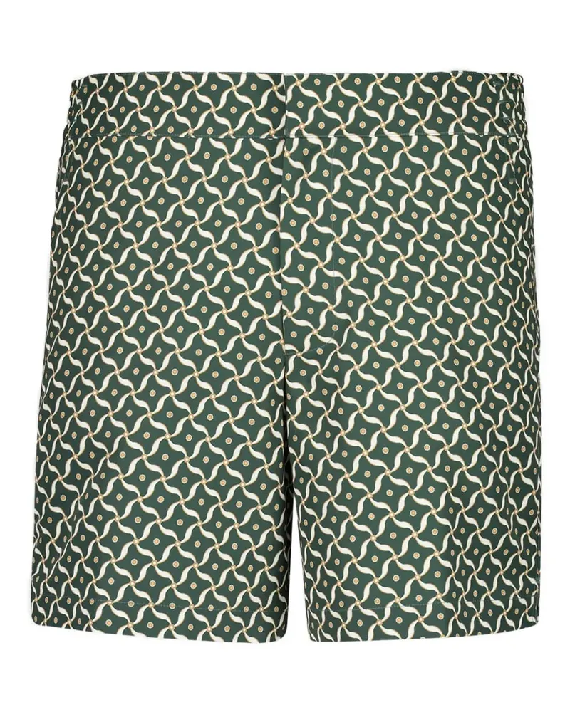 Frescobol Carioca Porto Lotus Badeshorts - Grün Grün