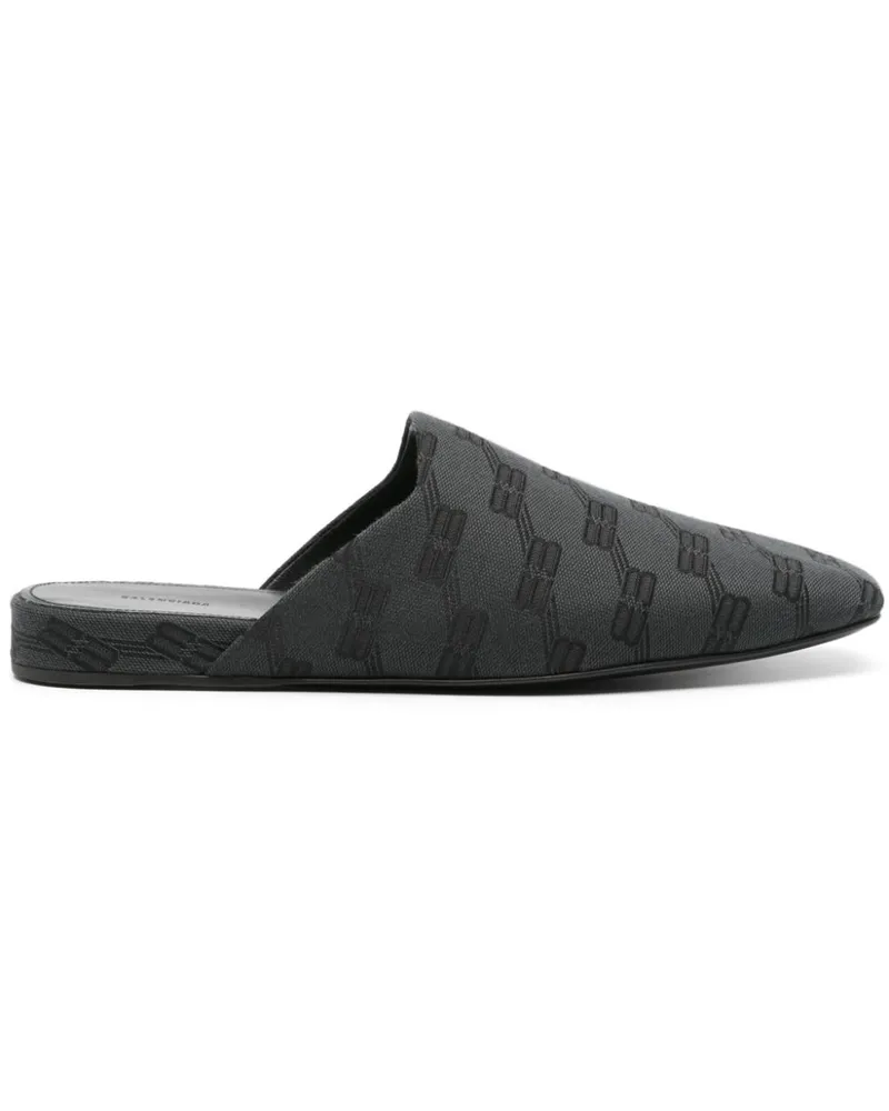 Balenciaga Cosy Mules mit Jacquard - Grau Grau