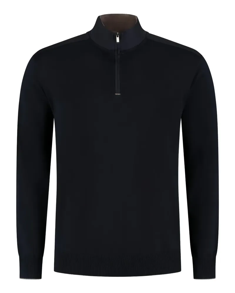 Paul & Shark half-zip high-neck jumper - Schwarz Schwarz