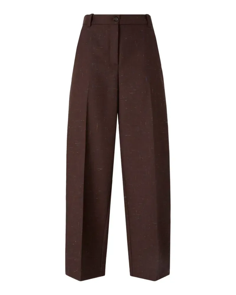Pinko Weite Hose mit Bügelfalten - Braun Braun