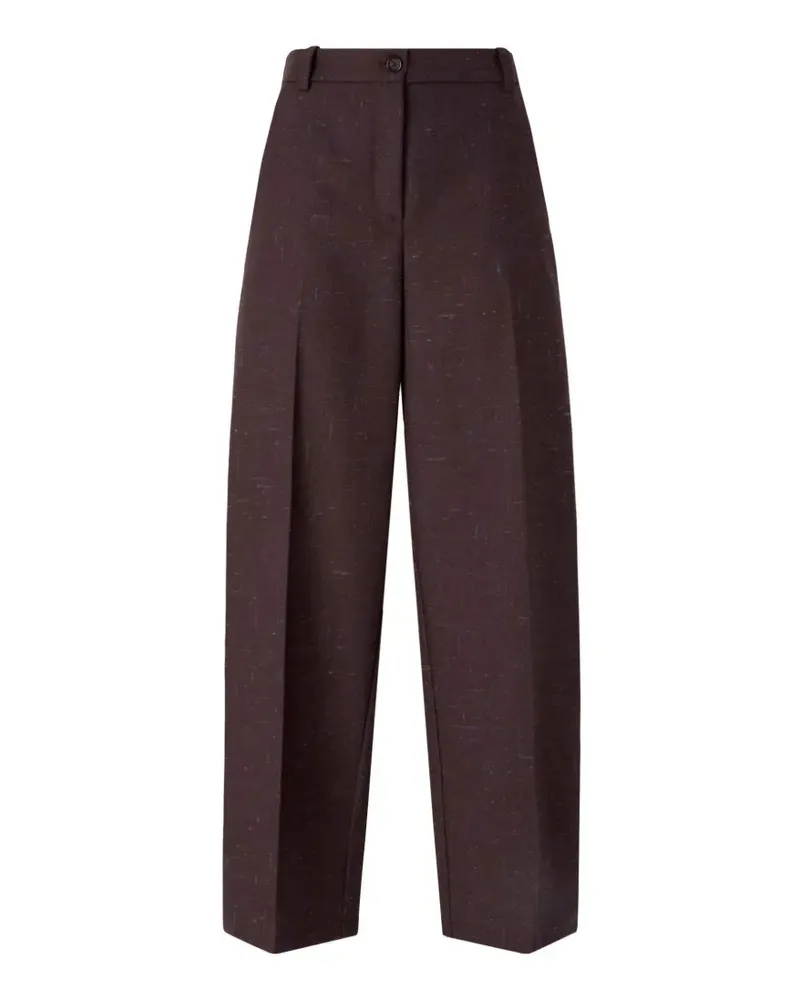 Pinko Weite Hose mit Bügelfalten - Braun Braun