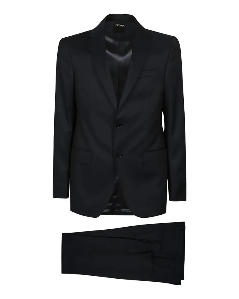 Ermenegildo Zegna single-breasted two-piece suit - Blau Blau