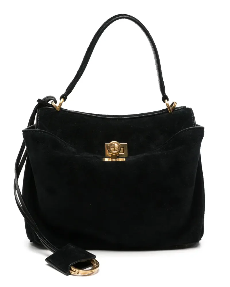 Balenciaga Rodeo handbag mini in black - Schwarz Schwarz
