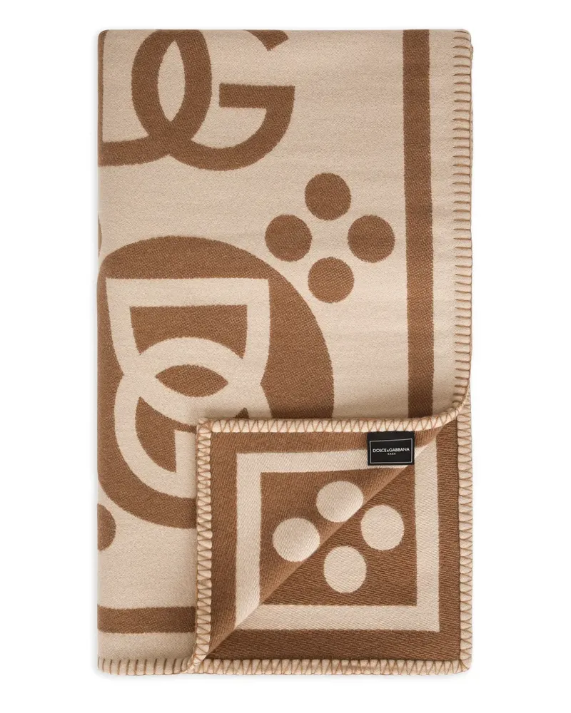 Dolce & Gabbana Decke aus Jacquard - Nude Nude