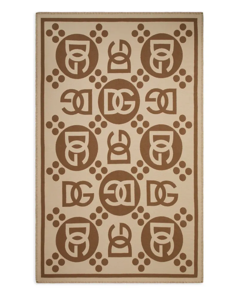 Dolce & Gabbana Decke aus Jacquard - Nude Nude