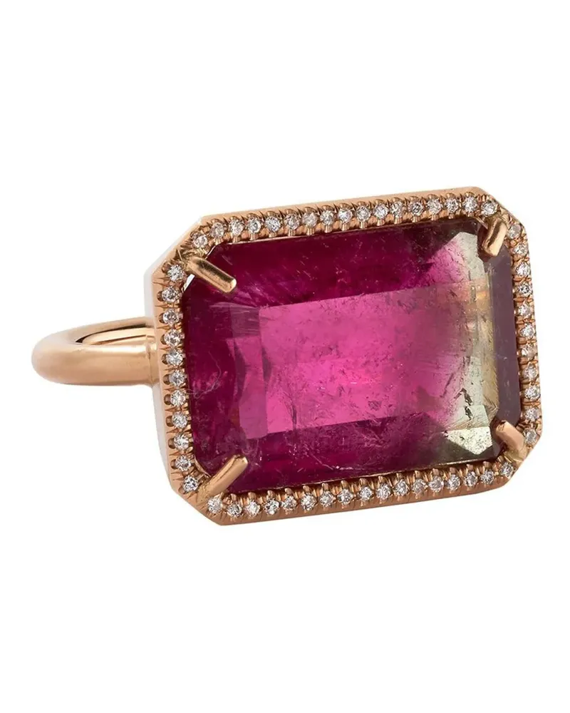 Irene Neuwirth 18kt One of a Kind Rotgoldring - Rosa Rosa