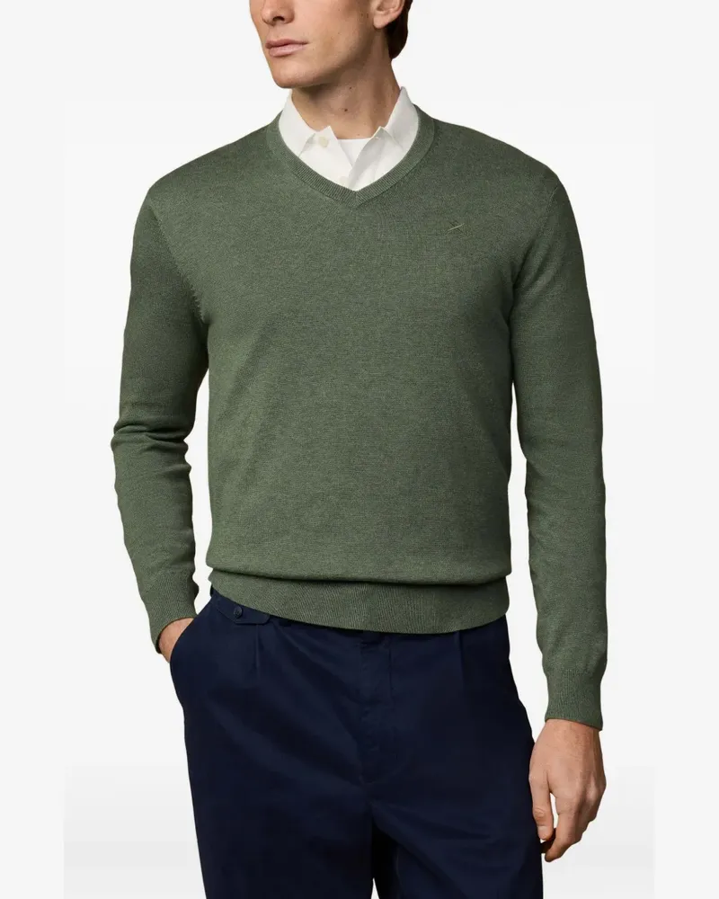Hackett Pullover mit V-Ausschnitt - Grün Grün