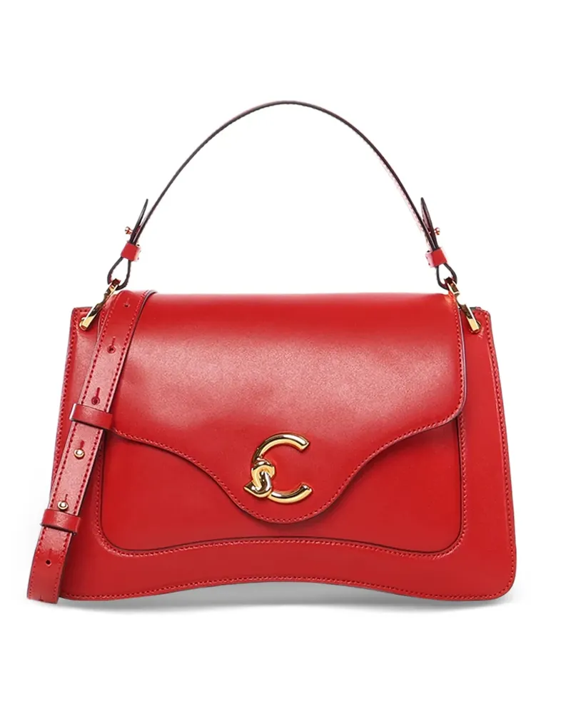 Coccinelle ikonischer Tote Bag mit Drehverschluss - Rot Rot