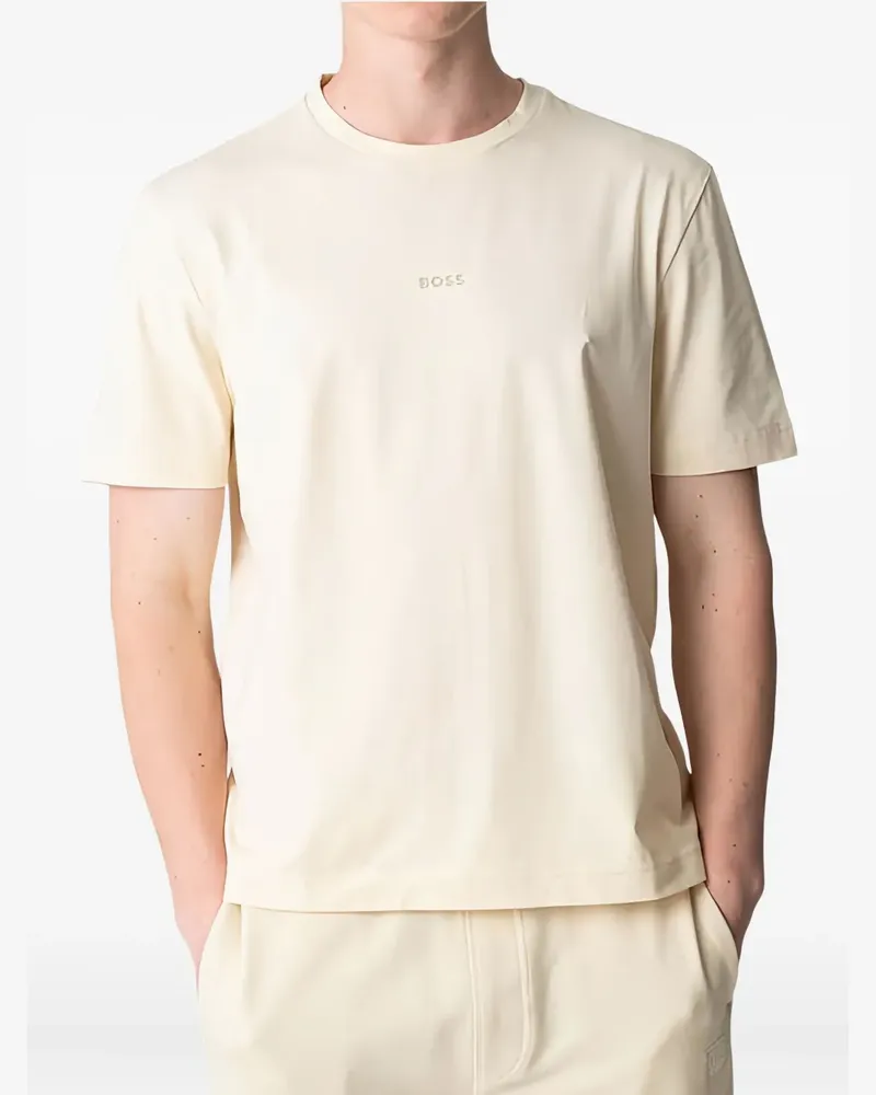 HUGO BOSS T-Shirt mit Logo - Gelb Gelb