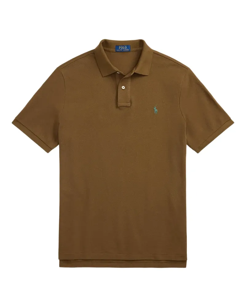 Ralph Lauren Poloshirt mit Polo Pony - Braun Braun