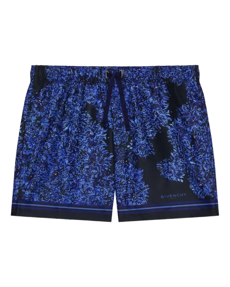 Givenchy Badeshorts mit Pompon-Print - Blau Blau