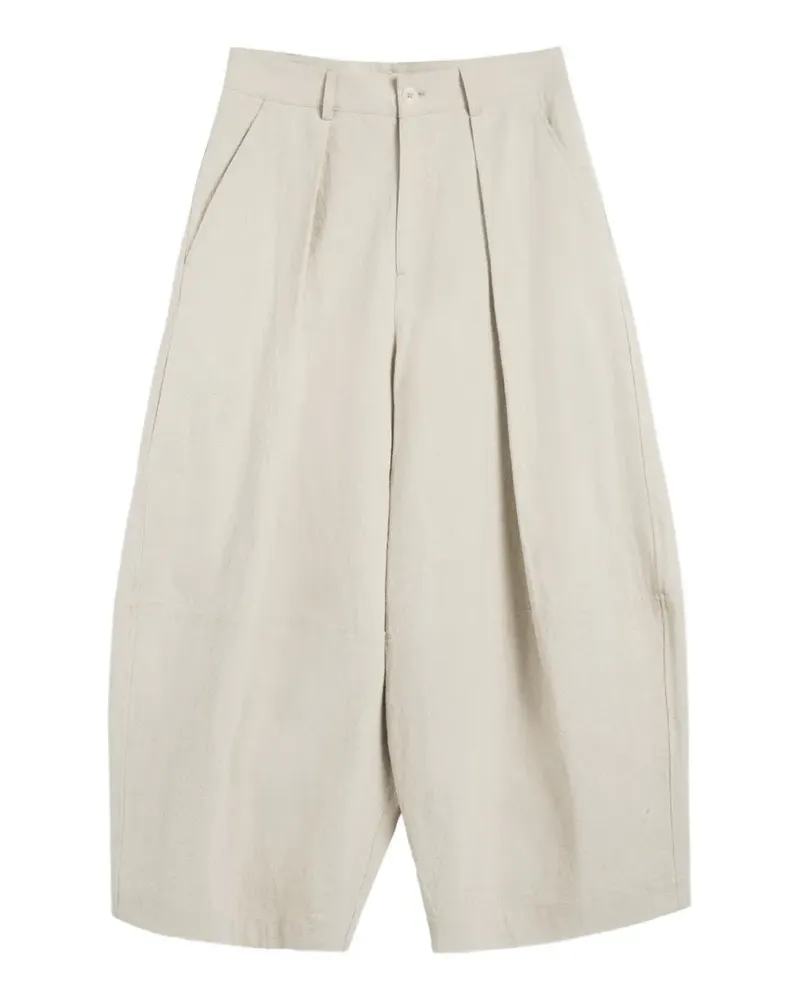 YMC Deadbeat pleated deadbeat trousers - Nude Nude