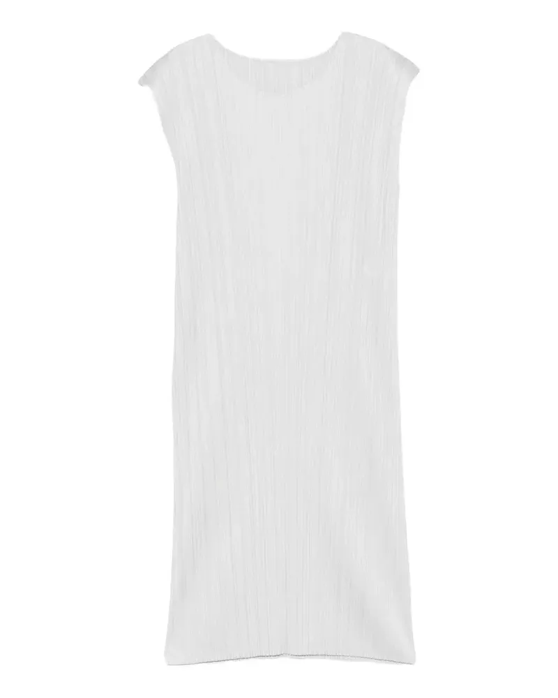 Issey Miyake Pleats Please Midikleid - Grau Grau